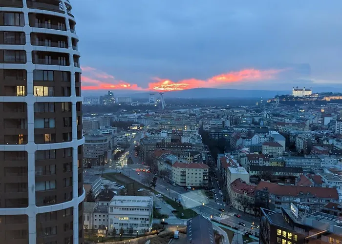 With Sunset View Over Apartament *